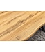 Invicta Interior Industriële salontafel WILD 90cm bruin wild eiken look zwart metalen boomrand - 45081
