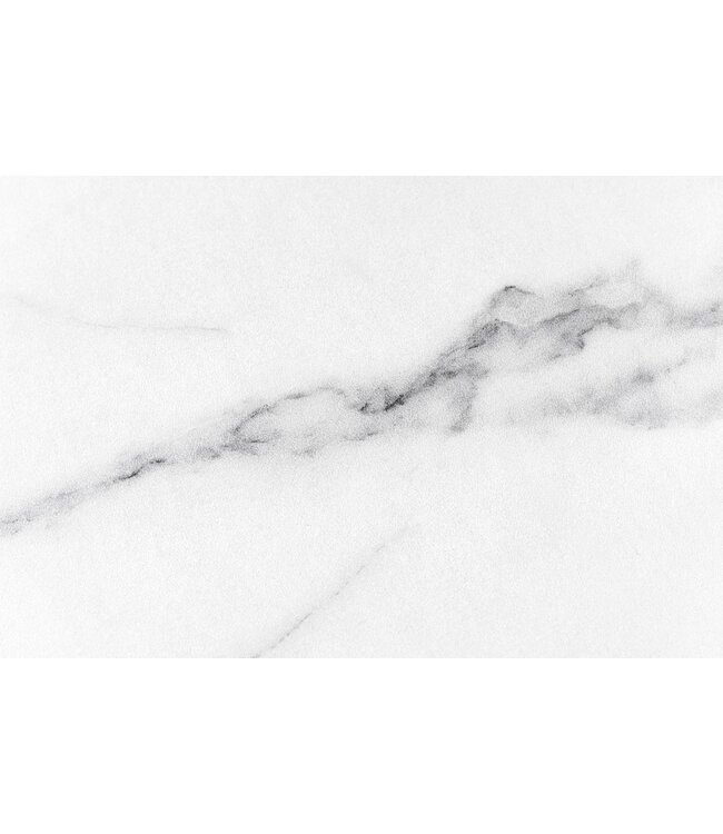 Invicta Interior Moderne bijzettafel ARCHITECTURE 45cm Wit Marmeren Design Metalen Frame - 44761