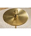 Invicta Interior Ronde bijzettafel ELEGANCE 60cm goud ijzer marmer handgemaakt - 44833