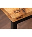 Invicta Interior Side table GASTON 65cm mango hout zwart metaal - 44740