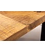 Invicta Interior Side table GASTON 65cm mango hout zwart metaal - 44740
