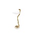 Invicta Interior Ronde bijzettafel WILDLIFE COBRA 65cm goud wit marmer slang sculptuur handgemaakt - 44830