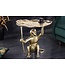 Invicta Interior Side table WILDLIFE MONKEY 55cm antique goud - 44835