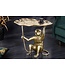 Invicta Interior Side table WILDLIFE MONKEY 55cm antique goud - 44835