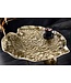 Invicta Interior Design Bijzettafel WILDLIFE MONKEY 60cm goud antiek metaal handgemaakt - 44835