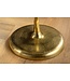 Invicta Interior Ronde bijzettafel WILDLIFE PEACOCK 60cm goud Metalen Peacock sculptuur met glazen blad - 44829