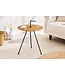 Invicta Interior Handgemaakte bijzettafel SIMPLY CLEVER 60cm naturel mangohout met handvat - 44349