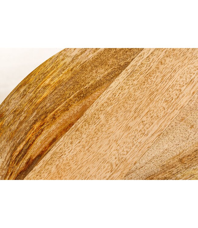 Invicta Interior Handgemaakte bijzettafel SIMPLY CLEVER 60cm naturel mangohout met handvat - 44349