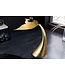 Invicta Interior Design salontafel WILDLIFE walvisvin 70cm goud metaal handgemaakt - 43472