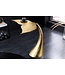 Invicta Interior Design salontafel WILDLIFE walvisvin 70cm goud metaal handgemaakt - 43472