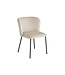 Invicta Interior Stoel LYON beige koord zwart metaal rek - 44961