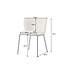 Invicta Interior Design Stoel LYON mint corduroy zwarte metalen poten - 44963