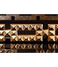 Invicta Interior Handgemaakt dienblad VARIATION 40cm zwart goud metaal aluminium glas - 44880