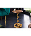 Invicta Interior Design bijzettafel CHAINS 40cm goud mangohout handgemaakt metalen rond kettingframe - 42233