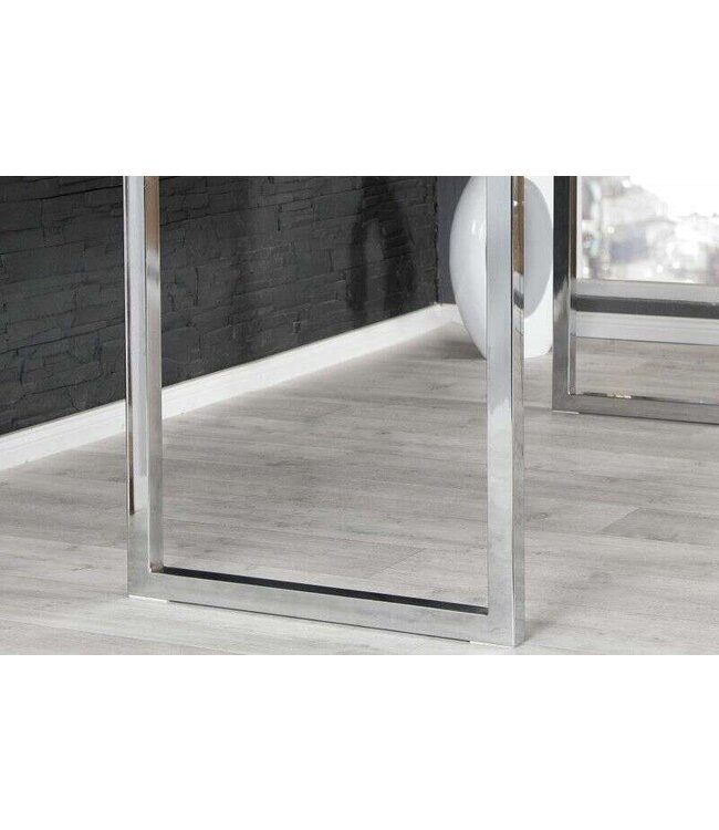 Invicta Interior Modern Bureau WIT BUREAU 160cm Witte Hoogglans Bureautafel - 21142