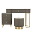 Mauro Ferretti BED BUREAU SHARON GRIJS MET KRUK CM 120X40X75 (AFMETING KRUK Ø36X39)