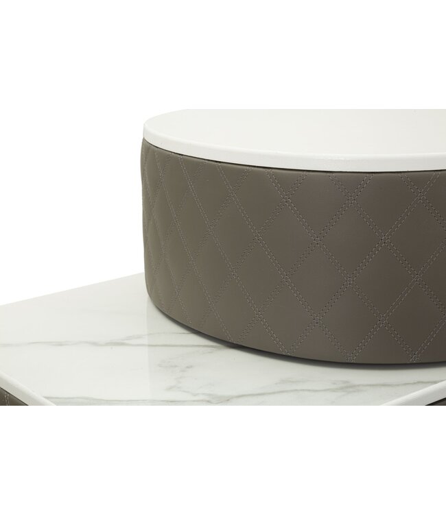 Mauro Ferretti BED BUREAU SHARON GRIJS MET KRUK CM 120X40X75 (AFMETING KRUK Ø36X39)