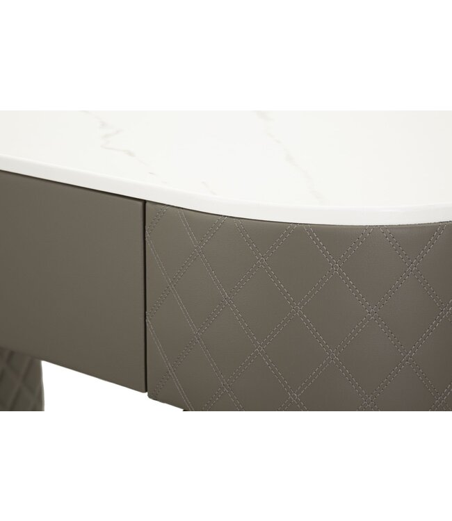 Mauro Ferretti BED BUREAU SHARON GRIJS MET KRUK CM 120X40X75 (AFMETING KRUK Ø36X39)