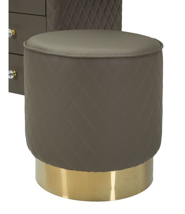 Mauro Ferretti BED BUREAU SHARON GRIJS MET KRUK CM 120X40X75 (AFMETING KRUK Ø36X39)