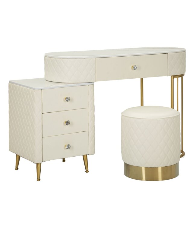 Mauro Ferretti BED BUREAU SHARON WIT MET KRUK CM 120X40X75 (AFMETING KRUK Ø36X39)