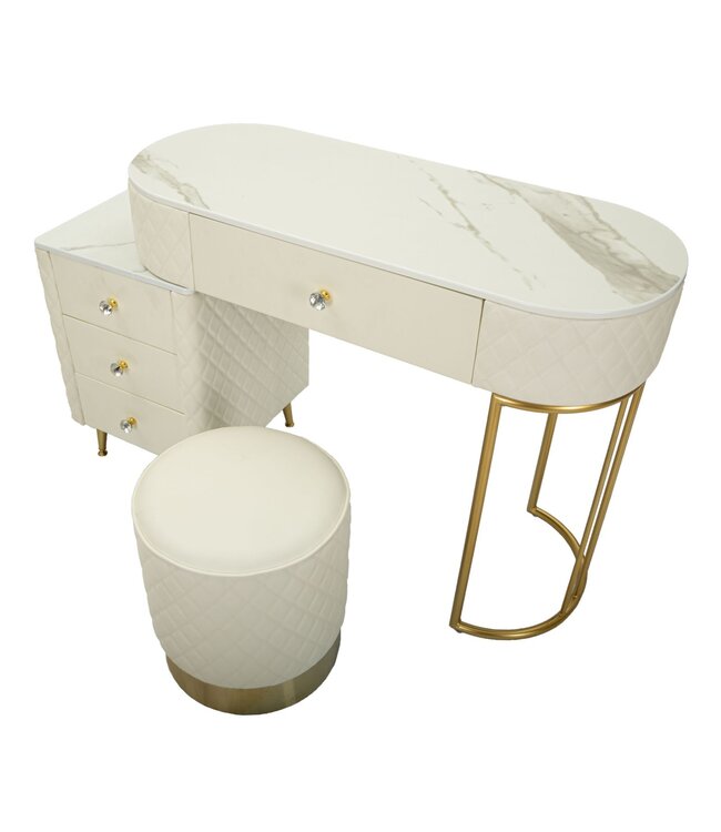 Mauro Ferretti BED BUREAU SHARON WIT MET KRUK CM 120X40X75 (AFMETING KRUK Ø36X39)