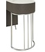 Mauro Ferretti BEDJE BUREAU SHARON GRIJS MET KRUK ZILVEREN POTEN CM 120X40X75 (AFMETING KRUK Ø36X39)