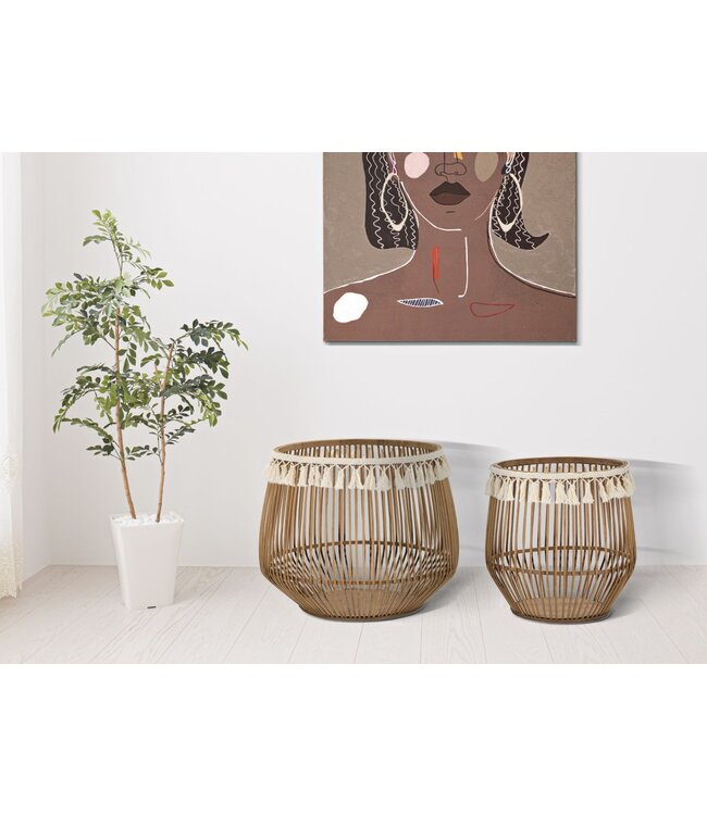 Mauro Ferretti MAND FUJI SET 2ST CM Ø 47X39,5-34X36,5