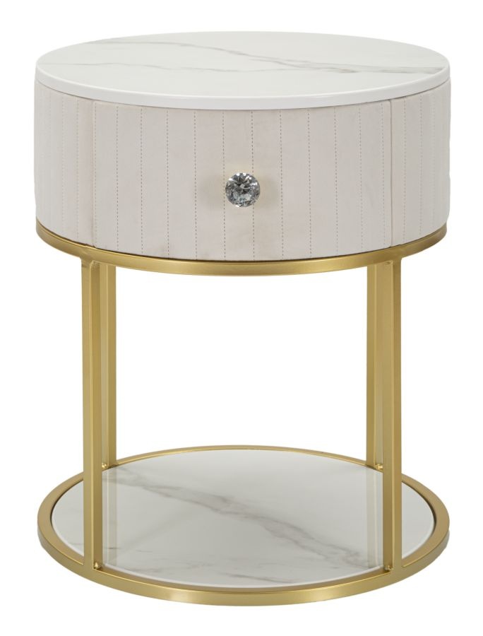 NACHTBED MONTPELLIER CRÈME CM Ø 42X48 afbeelding