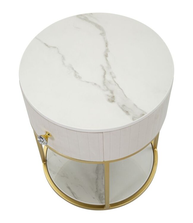 Mauro Ferretti NACHTBED MONTPELLIER CRÈME CM Ø 42X48