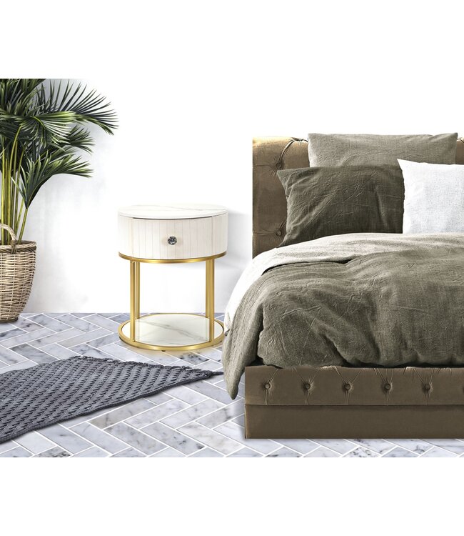 Mauro Ferretti NACHTBED MONTPELLIER CRÈME CM Ø 42X48