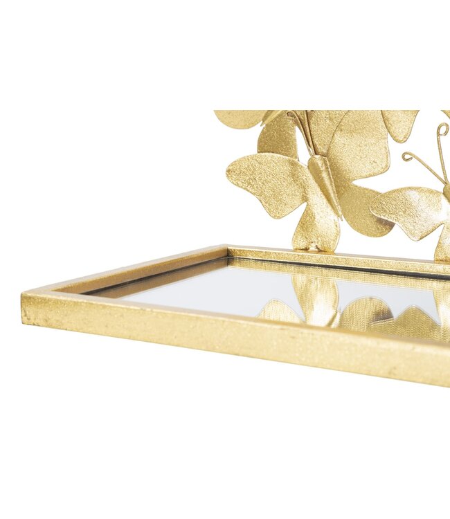 Mauro Ferretti WAND NACHTKASTJE/PLANK VLINDERS SET 2 STUKS CM 43X19,2X16,5