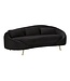 Mauro Ferretti BANK 3 ZITS OSLO MET KUSSENS ZWART CM 185X84X68