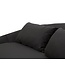 Mauro Ferretti BANK 3 ZITS OSLO MET KUSSENS ZWART CM 185X84X68