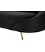 Mauro Ferretti BANK 3 ZITS OSLO MET KUSSENS ZWART CM 185X84X68