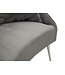 Mauro Ferretti BANK ZILVERKLEURIG MET KUSSENS CM 137X69X79