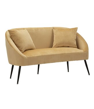 Mauro Ferretti BANK BROWY MET KUSSENS CM 137X69X79