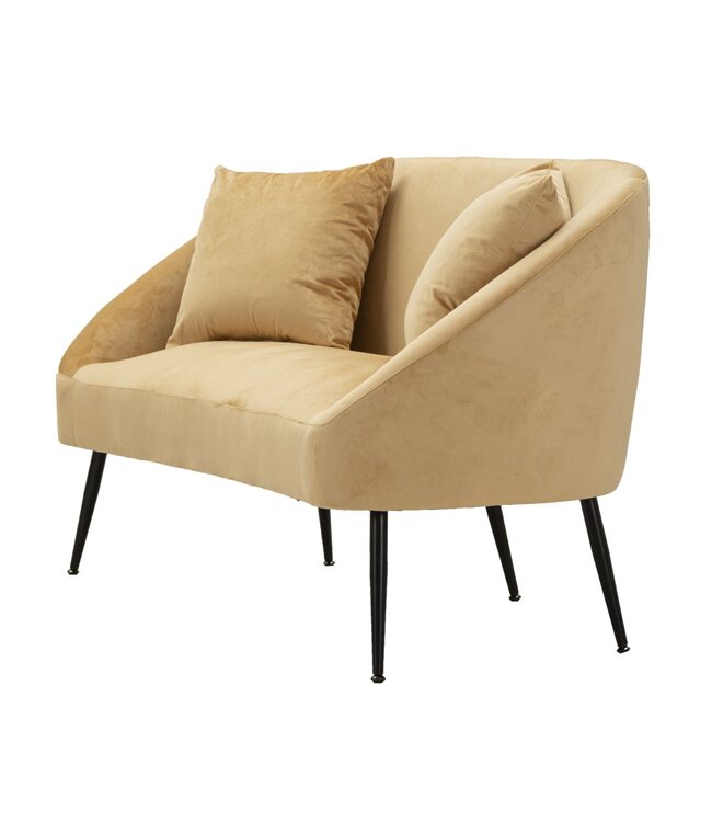 Mauro Ferretti BANK BROWY MET KUSSENS CM 137X69X79