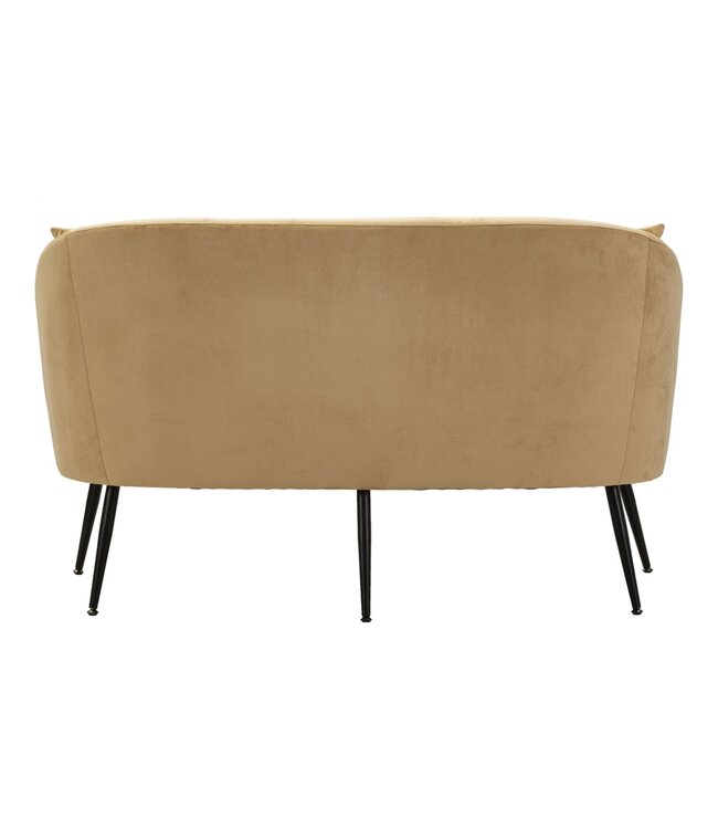 Mauro Ferretti BANK BROWY MET KUSSENS CM 137X69X79