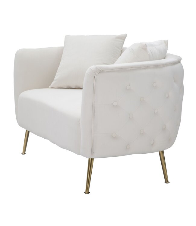 Mauro Ferretti BANK 'BUCAREST CREMA CM 127X74X73