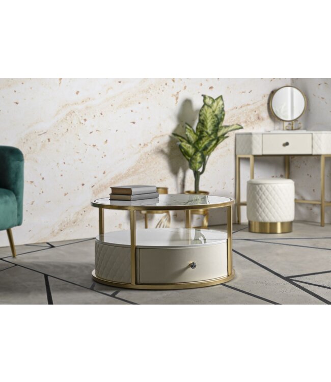 Mauro Ferretti KOFFIETAFEL SHARON CM Ø 75X40 - 1428330000