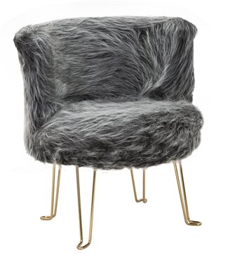 Mauro Ferretti FAUTEUIL HACIL GRIJS CM 73X64X77