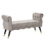 Mauro Ferretti BANKJE PARIJS GRIGIA/GOUD CM 120X40X60