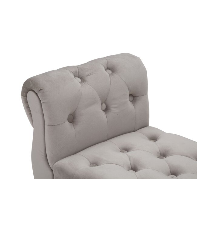 Mauro Ferretti BANKJE PARIJS GRIGIA/GOUD CM 120X40X60