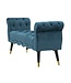 Mauro Ferretti BANKJE PARIJS TEAL/GOUD CM 120X40X60