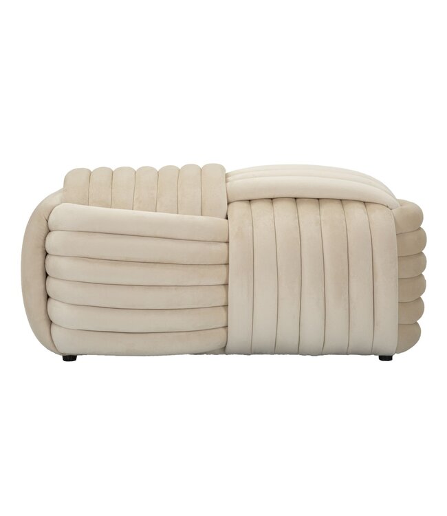 Mauro Ferretti BANKJE SOFTY CRÈME CM 90X45X45