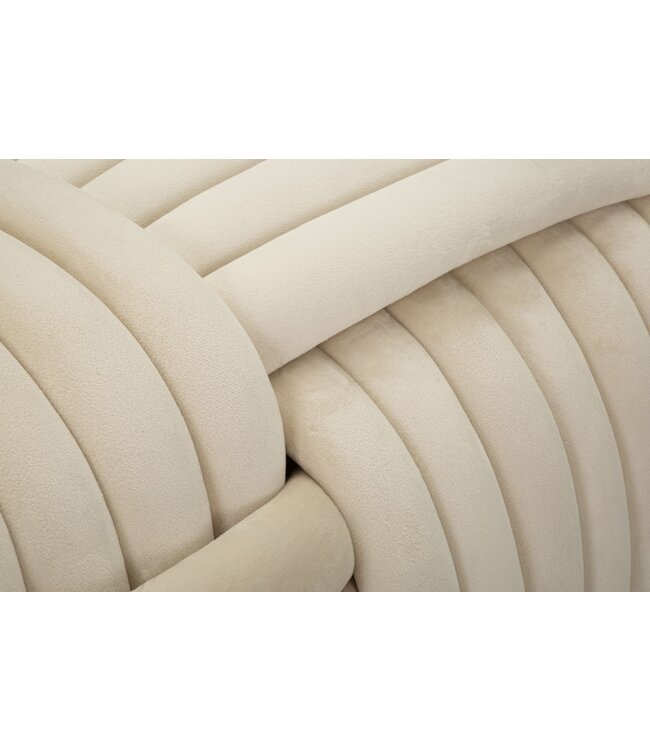 Mauro Ferretti BANKJE SOFTY CRÈME CM 90X45X45 - 142853000C