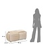 Mauro Ferretti BANKJE SOFTY CRÈME CM 90X45X45 - 142853000C