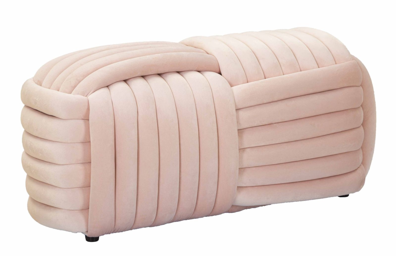 BANKJE SOFTY ROZE CM 90X45X45 afbeelding