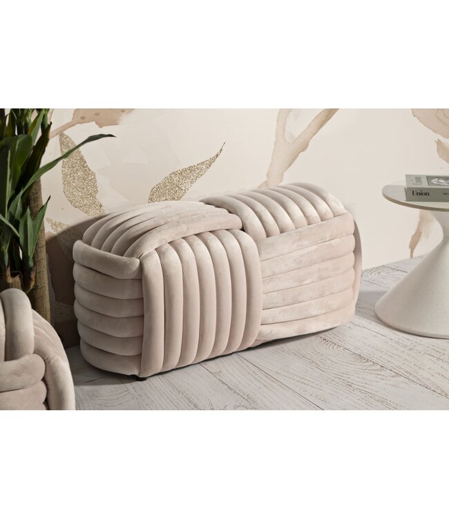 Mauro Ferretti BANKJE SOFTY ROZE CM 90X45X45