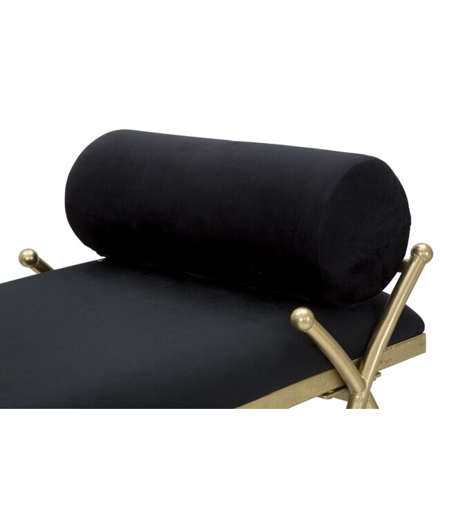 Mauro Ferretti BANKLINT ZWART CM 112,5X49X53